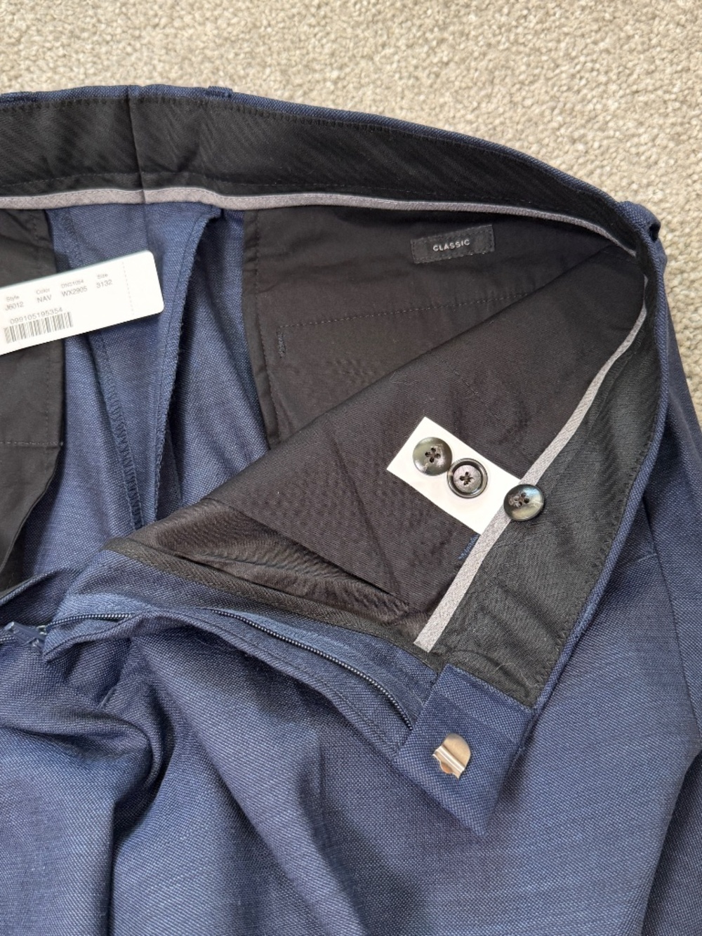 J Crew Ludlow Classic Stretch Wool Pants 31x32 NWT - Picture 10 of 13